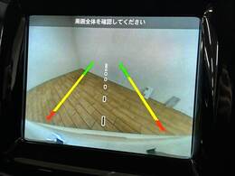 バックカメラ搭載。駐車時も安心です。