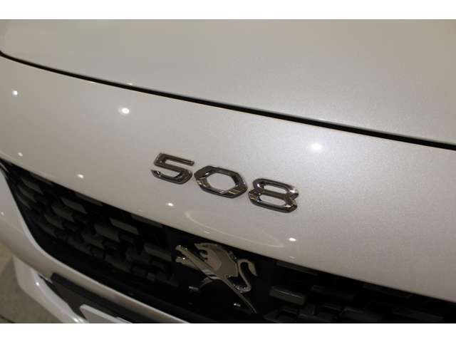 ボンネット中央に508のロゴ入りです。