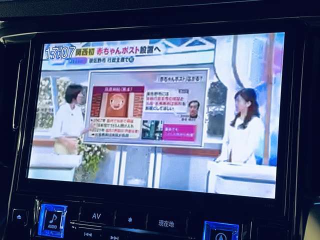 「地デジ」カーナビでテレビが見れます！