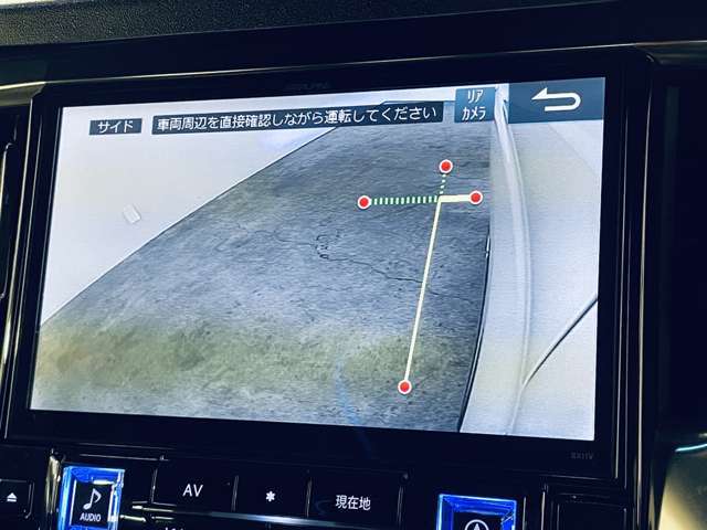 「サイドモニター」駐車が苦手な人の強い味方！後ろの様子が確認できます