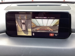 狭い場所での駐車やすれ違いなどでより的確な運転操作に役立つ360°ビューモニターが装備されています。