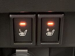 【シートヒーター】寒い日に重宝するシートヒーター！エアコンより早く温まってくれるので寒がりの人も安心ですね♪エアコンの温風は乾燥するから苦手、という方にもをおすすめです。