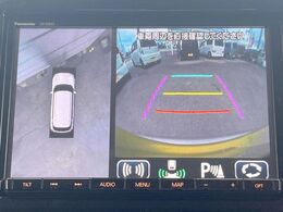 【全方位モニター用カメラ】専用のカメラにより、上から見下ろしたような視点で360度クルマの周囲を確認することができます☆死角部分も確認しやすく、狭い場所での切り返しや駐車もスムーズに行えます。