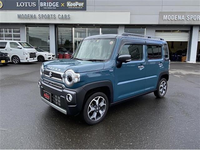 スズキ　ハスラー　特別仕様車ツートーン　JスタイルIIターボ 全方位モニター付メモリーナビ装着車　4WD/シートヒーター/パドルシフト/スズキデュアルカメラブレーキサポート/ETC/エンジンスターター/