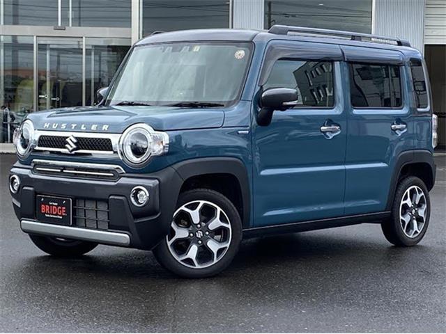 スズキ　ハスラー　特別仕様車ツートーン　JスタイルIIターボ 全方位モニター付メモリーナビ装着車　4WD/シートヒーター/パドルシフト/スズキデュアルカメラブレーキサポート/ETC/エンジンスターター/
