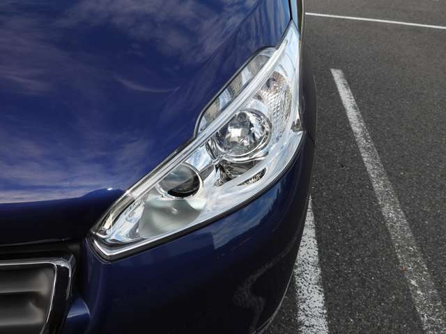 【ヘッドライト】力強いラインは昼夜問わず個性的な表情を形成し、インパクト◎