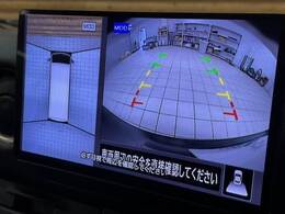【アラウンドビューモニター】全周囲カメラで危険察知。狭い駐車場でも安心して駐車できますね。