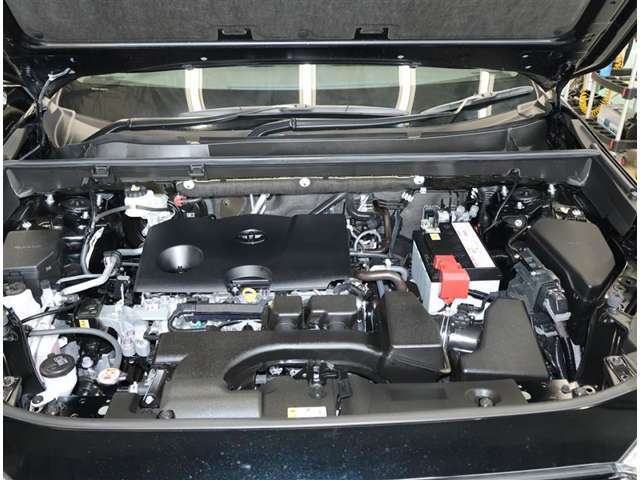 エンジンルームもクリーニング済みです。きれいにしているとトラブルの早期発見が出来ますね！