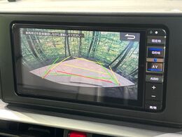 【バックカメラ】駐車時に後方がリアルタイム映像で確認できます。大型商業施設や立体駐車場での駐車時や、夜間のバック時に大活躍！運転スキルに関わらず、今や必須となった装備のひとつです！