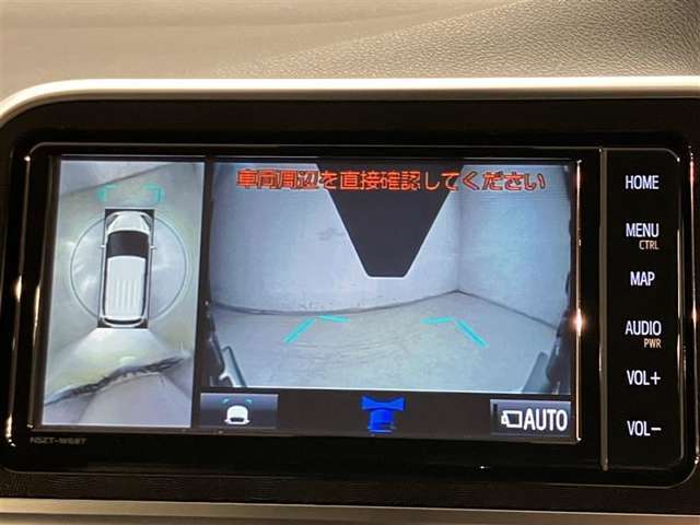 全周囲カメラ付きで車庫入れも安心ですね。