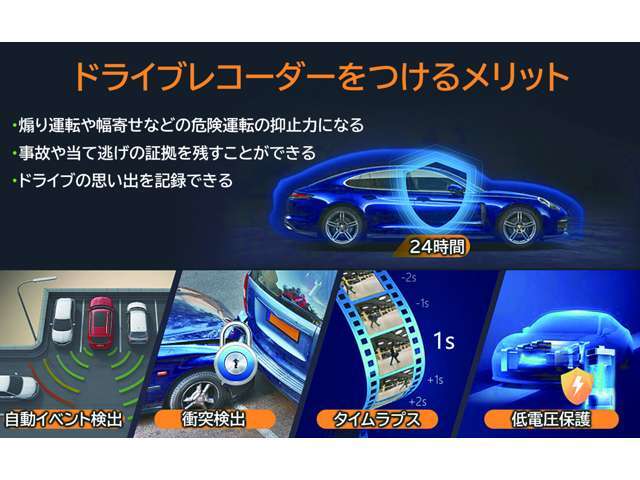 ドライブレコーダーの取り付けお任せください！　取り付け工賃コミコミセット！