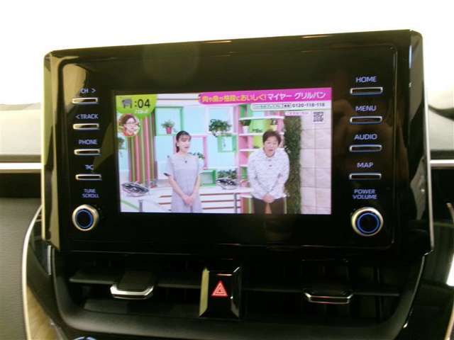 フルセグ付きで休憩中にTVが視聴できます