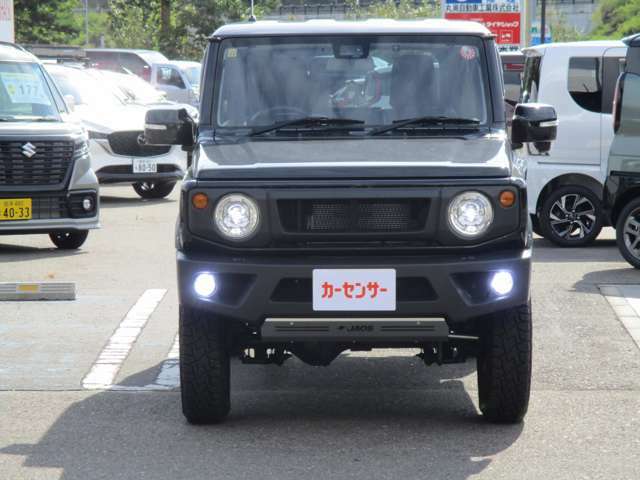 この度は当店のお車をご覧いただき誠にありがとうございます。販売、整備、保険、ロードサービス、油圧ホース制作、その他、お気軽にご相談ください。N'sリミテッド仕様のジムニー入庫しました♪