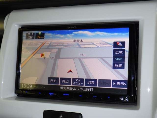 ナビ装着車で知らない道もラクラク！