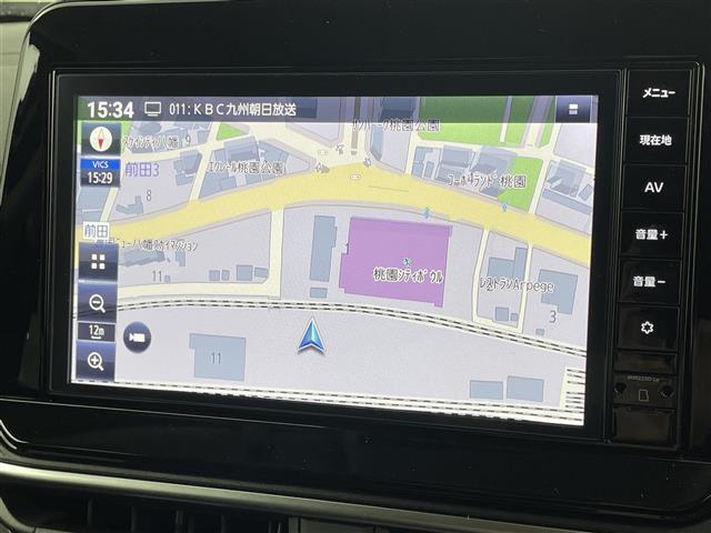 【純正ナビ】専用設計で車内の雰囲気にマッチしたナビが装備されています！利用時のマップ表示は見やすく、いつものドライブがグッと楽しくなります！