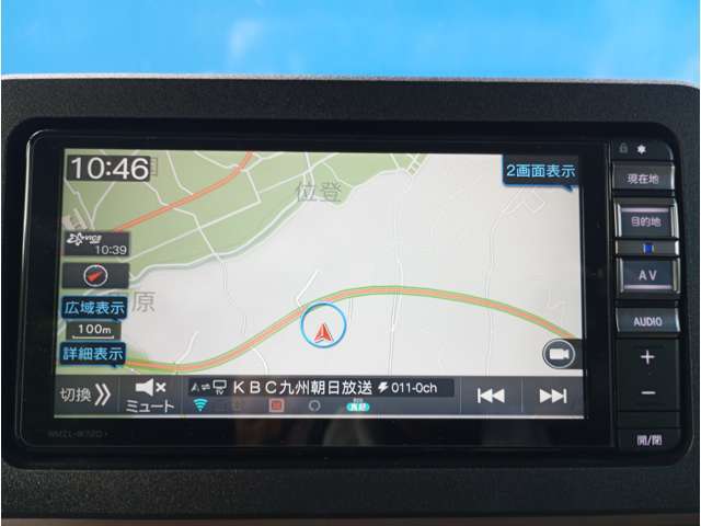 【ナビ】ナビが付いているので、知らない道でも安心して運転できますね！