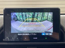 【バックカメラ】駐車時に後方がリアルタイム映像で確認できます。大型商業施設や立体駐車場での駐車時や、夜間のバック時に大活躍！運転スキルに関わらず、今や必須となった装備のひとつです！