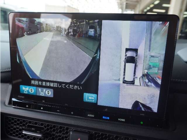 ◆全周囲カメラシステム◆運転席から見えにくい後方などをナビ画面で確認でき運転を支援するシステムです！