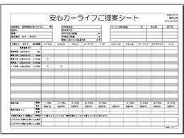 【安心カーライフサポートシート】京滋マツダでは、ご安心いただけるよう、新車をご購入いただいてからの整備歴を明確にしています。