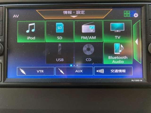 フルセグ・Bluetooth等のメディアに対応しております。