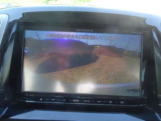 バックカメラが付いています。