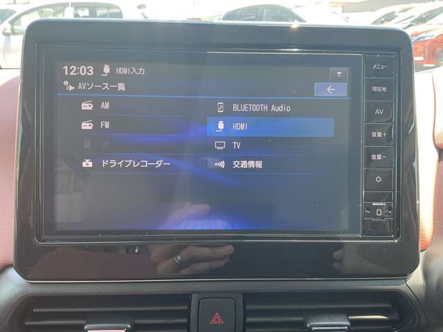 純正ナビはオーディオも充実です。