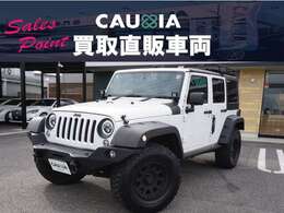 ★【ユーザー様お買取り直販車両】　お客様の大切なお車お買取りさせていただきました！　カスタム多数 Jeep ラングラー アンリミテッドスポーツ入庫しました♪