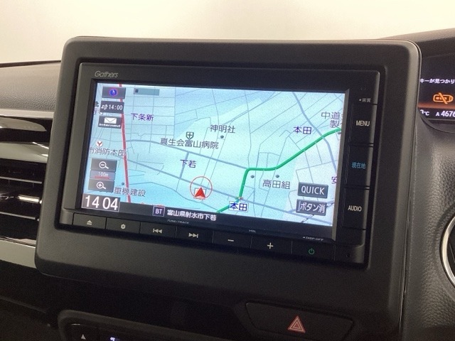 ギャザズナビ搭載です。知らない道も安心ですね！