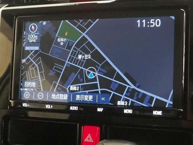 トヨタ純正9インチSDナビ搭載してます！！FM.AMラジオ、フルセグTV視聴、音楽録音、DVD再生、Bluetooth接続できます♪