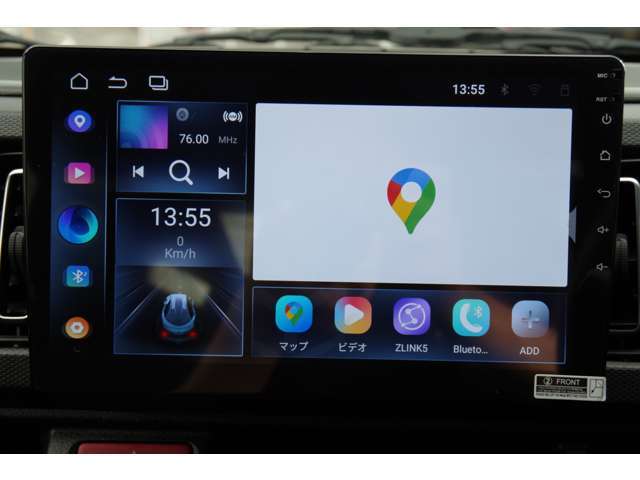 社外新品ディスプレイオーディオ搭載済：10.1インチ、CarPlay、AndroidAuto対応、Bluetooth、ラジオ、ミラーリングです。