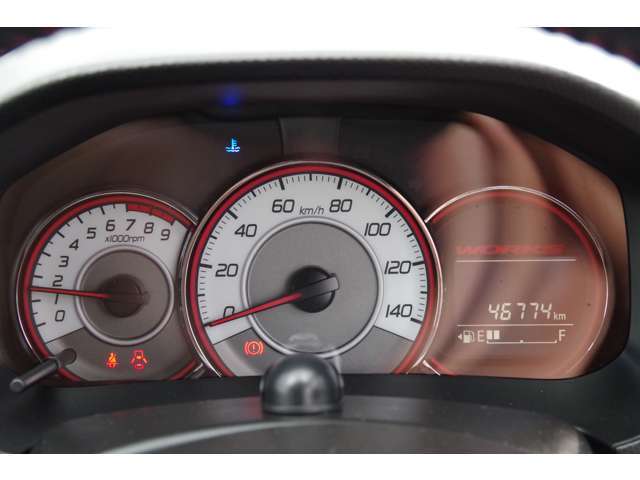 メーター廻りです。走行距離は、表示の通りです。