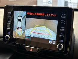 【アラウンドビューモニター】全周囲カメラで危険察知。狭い駐車場でも安心して駐車できますね。