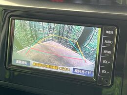 【バックカメラ】駐車時に後方がリアルタイム映像で確認できます。大型商業施設や立体駐車場での駐車時や、夜間のバック時に大活躍！運転スキルに関わらず、今や必須となった装備のひとつです！