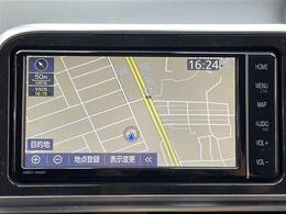 【純正ナビ】専用設計で車内の雰囲気にマッチ。ナビ利用時のマップ表示は見やすく、いつものドライブがグッと楽しくなります。