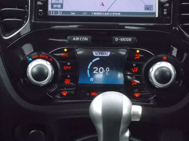 【オートエアコン】設定した温度を車が自動で調整し保ってくれます！暑すぎず寒すぎずの自分好みの温度で快適にドライブをお楽しみ下さい。