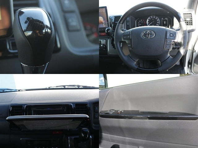 ステアリング　パネル　シフトノブなどダークプライムS専用になっているので高級感がありますね！！