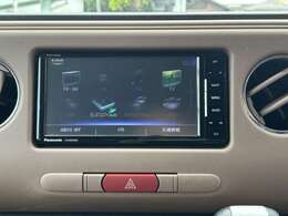 地デジテレビ対応です☆Bluetooth接続でスマホの音楽やCD・DVD再生もできるので運転中退屈することもありません♪