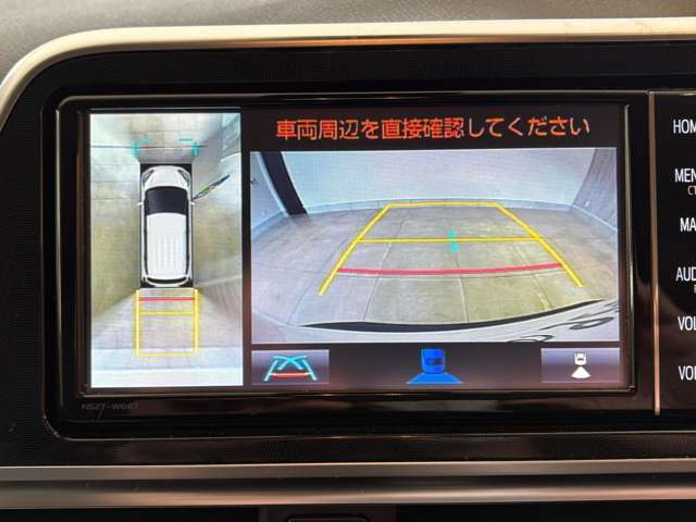 Bluetooth接続可能なナビ。TVは勿論DVD・BD再生も可能です。バックギアに入れると360°カメラ＆バックモニターも！