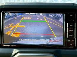 【バックカメラ】便利なバックカメラで安全確認もできます。駐車が苦手な方にもオススメな便利機能です。