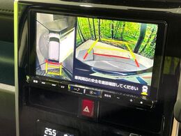 【パノラマモニター】専用のカメラにより、上から見下ろしたような視点で360度クルマの周囲を確認することができます☆死角部分も確認しやすく、狭い場所での切り返しや駐車もスムーズに行えます。