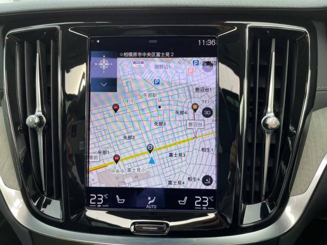【9インチタッチスクリーン純正HDDナビ】「Apple　Car　Play」「Android　Auto」対応のボルボ先進ナビゲーション「SENSUS」。最新地図データへ無料更新してお渡しします。