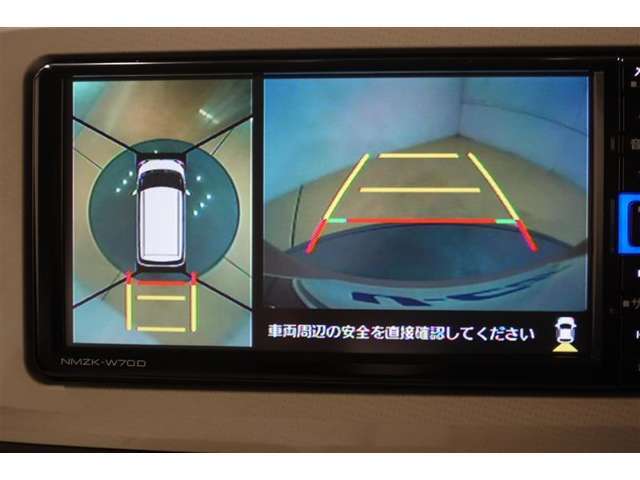 バックモニター搭載で車庫入れ安心！車庫入れが苦手な人もこれで安心！
