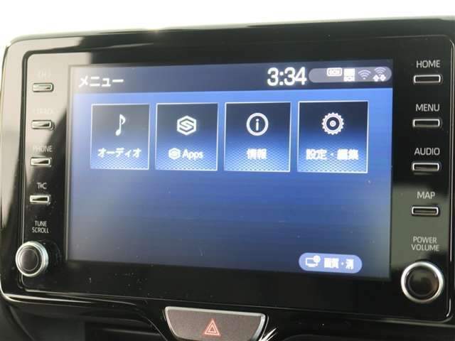 ディスプレイオーディオを装備。スマホとクルマをつなぐことで、これまでのナビに加えて、いろんなサービスが楽しめます