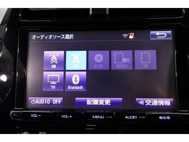 インダッシュナビは流行りのBluetoothが付いております。