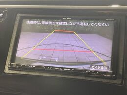 【バックカメラ】駐車時に後方がリアルタイム映像で確認できます。大型商業施設や立体駐車場での駐車時や、夜間のバック時に大活躍！運転スキルに関わらず、今や必須となった装備のひとつです！