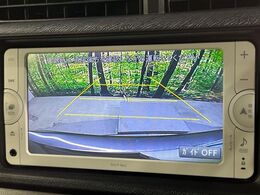 【バックカメラ】駐車時に後方がリアルタイム映像で確認できます。大型商業施設や立体駐車場での駐車時や、夜間のバック時に大活躍！運転スキルに関わらず、今や必須となった装備のひとつです！