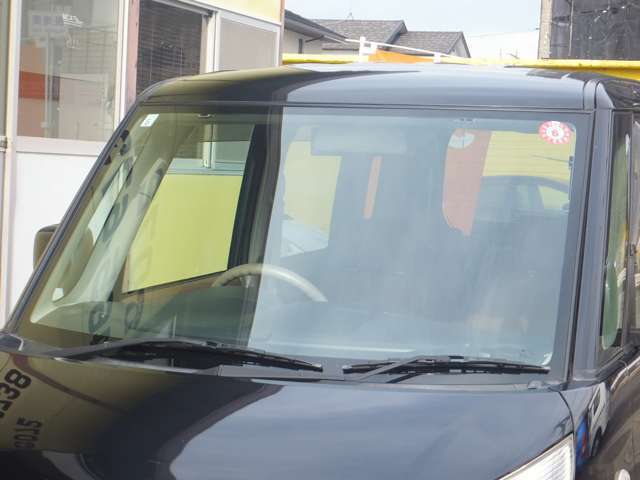 フロントガラス様子