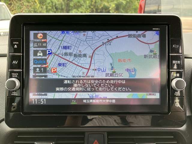 純正9インチナビ　フルセグテレビ付き