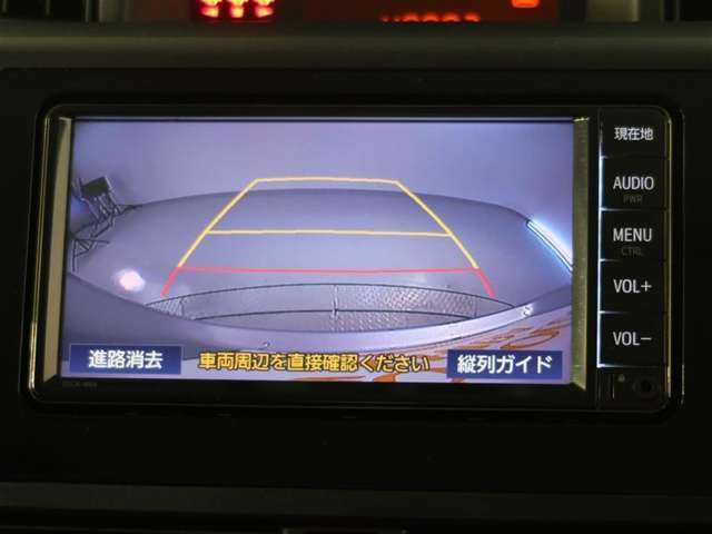 バックモニター搭載で車庫入れ安心！