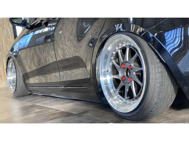 ☆ラルグス　フルタップ車高調☆16インチアルミホイール☆カラーナット☆